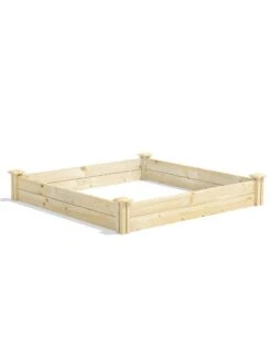 Pine Raised Garden Beds, 4'x4' -Garden Supplies Sales 8612249 03v