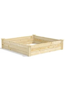 Pine Raised Garden Beds, 4'x4' -Garden Supplies Sales 8612250 03v