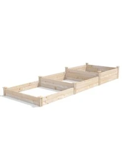 3-Tier Pine Raised Garden Bed, 4'x12' -Garden Supplies Sales 8612254 03v