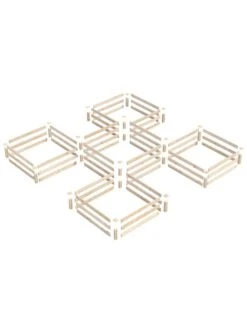 2-Tier Pine Raised Garden Bed, 80 Sqft.12'x12' 10 2-Tier Pine Raised Garden Bed, 80 Sqft.12'x12' -Garden Supplies Sales 8612255 01v