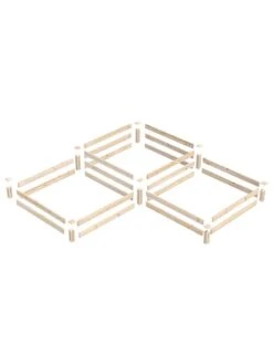 2-Tier Pine Raised Garden Bed, 4'x12' -Garden Supplies Sales 8612257 01v