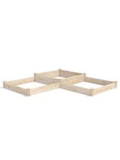 2-Tier Pine Raised Garden Bed, 4'x12' -Garden Supplies Sales 8612257 03v