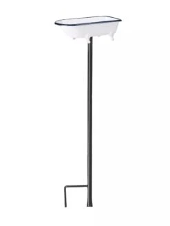 White Enamel Bathtub Birdbath -Garden Supplies Sales 8612266 03V jpeg