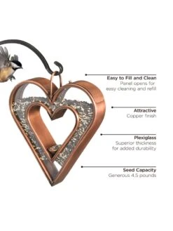 Heart Fly-Thru™ Bird Feeder -Garden Supplies Sales 8612272 03v