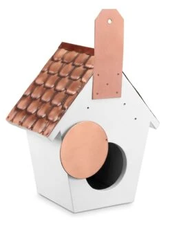 Classic Cottage Bird House With Copper Roof -Garden Supplies Sales 8612273 02v