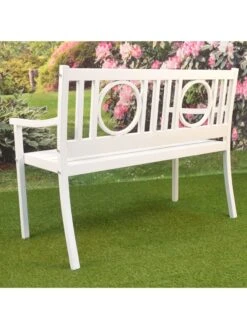 Gramercy Outdoor Metal Bench -Garden Supplies Sales 8612281 04v