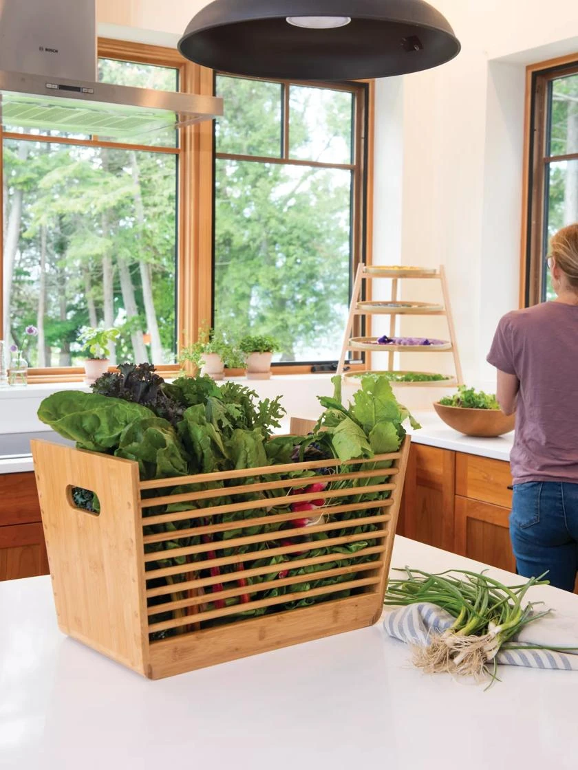 Bamboo Garden Stool And Basket Combo 6 Bamboo Garden Stool And Basket Combo - Image 4