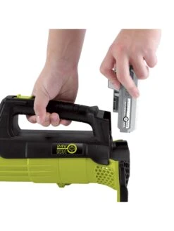 Sun Joe® 24V ION+ 2.0-Ah Cordless Compact Turbine Jet Blower, 100-MPH 350-CFM -Garden Supplies Sales 8612516 10v