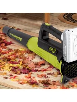 Sun Joe® 24V ION+ 2.0-Ah Cordless Compact Turbine Jet Blower, 100-MPH 350-CFM -Garden Supplies Sales 8612516 11v