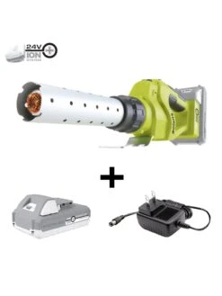 Sun Joe® 24-Volt 2.0Ah Cordless Elec. 1292-Degree Fire Starter, For Charcoal Grills -Garden Supplies Sales 8612520 02v