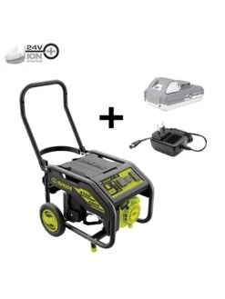 Sun Joe® 4,100/3,300-Running Watt Propane Powered Portable Generator W/24VBattery Starter -Garden Supplies Sales 8612525 01v