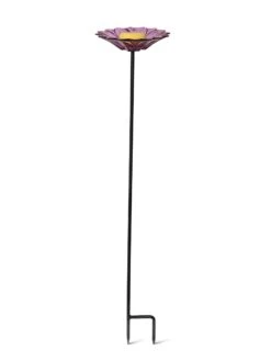 Glass Flower Butterfly Feeder Stake -Garden Supplies Sales 8612573 326