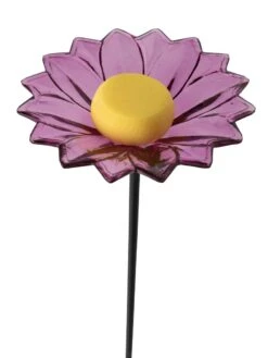 Glass Flower Butterfly Feeder Stake -Garden Supplies Sales 8612573 327