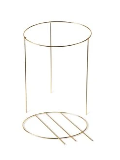 Brass Plated Grow Throughs, Set Of 2 -Garden Supplies Sales 8612662 188