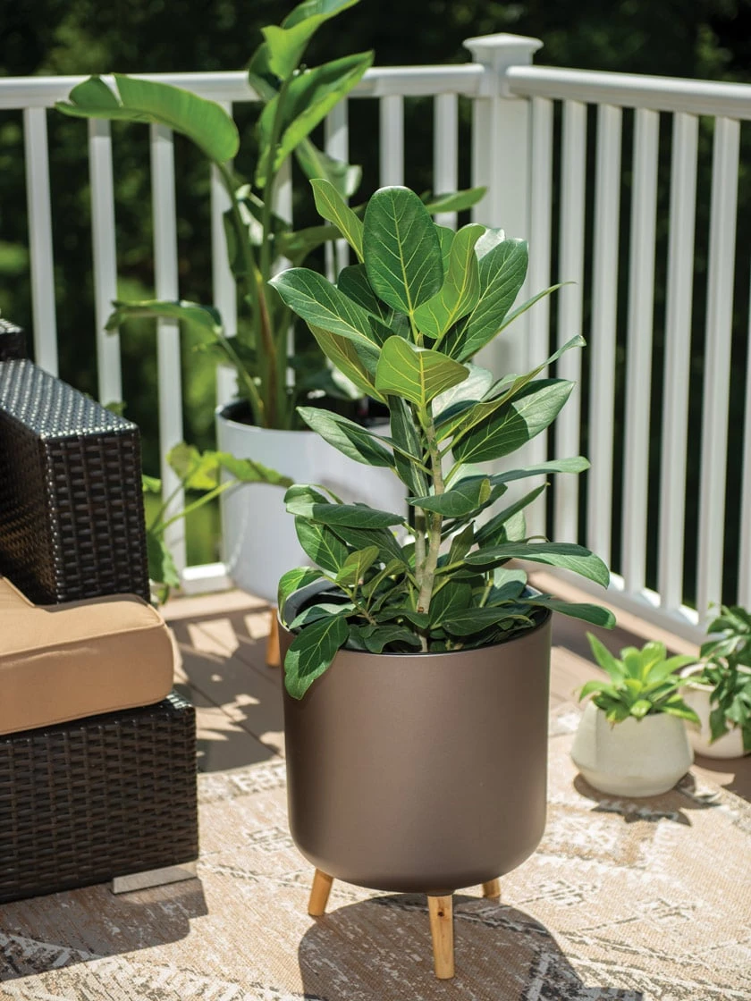 Ava Self-Watering Round Planter 3 Ava Self-Watering Round Planter