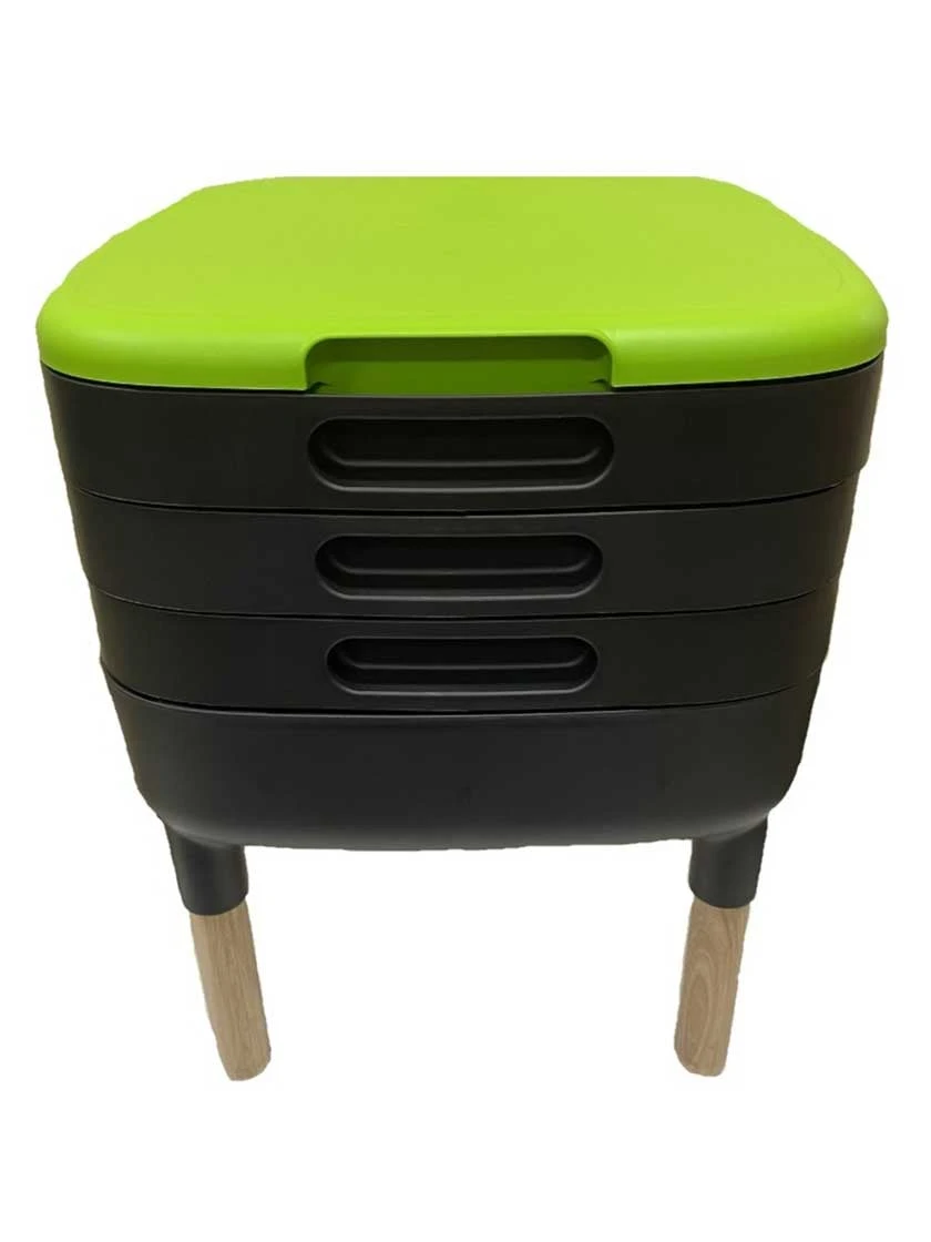 Maze Worm Farm Composter Trays With Wood Legs 5 Maze Worm Farm Composter Trays With Wood Legs - Image 3
