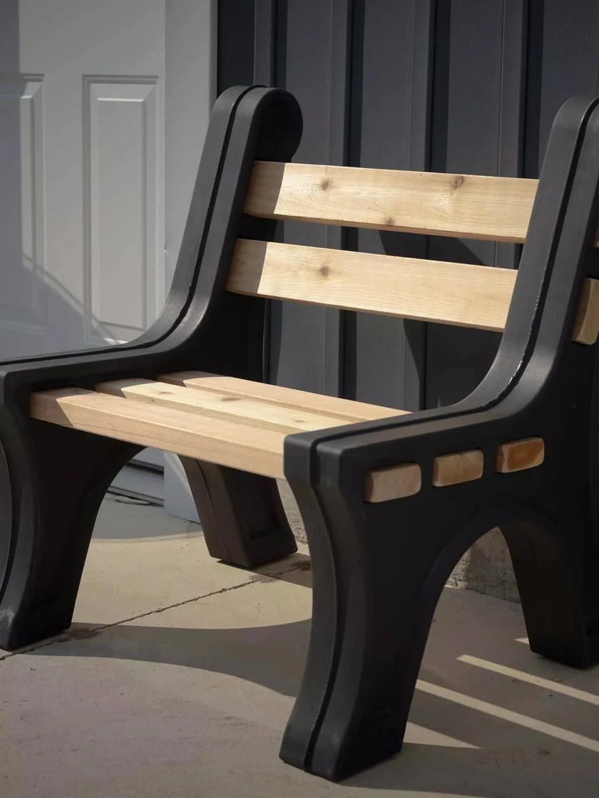 Custom Length Lightweight Indoor Or Outdoor Bench Ends 5 Custom Length Lightweight Indoor Or Outdoor Bench Ends - Image 3