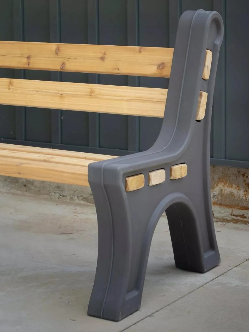 Custom Length Lightweight Indoor Or Outdoor Bench Ends 4 Custom Length Lightweight Indoor Or Outdoor Bench Ends - Image 2