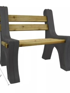 Custom Length Lightweight Indoor Or Outdoor Bench Ends 17 Custom Length Lightweight Indoor Or Outdoor Bench Ends -Garden Supplies Sales 8612857GY 07V tif