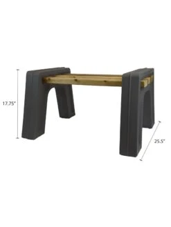 Custom Length Lightweight Indoor Or Outdoor Backless Bench Ends -Garden Supplies Sales 8612858gy 06v