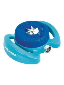 Aqua Joe® AJ-TSSBM Indestructible 9-Pattern Metal Turret Sprinkler -Garden Supplies Sales 8612869 02v