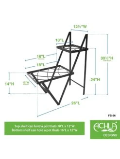 Achla Designs Duet Plant Stand -Garden Supplies Sales 8612905 02v