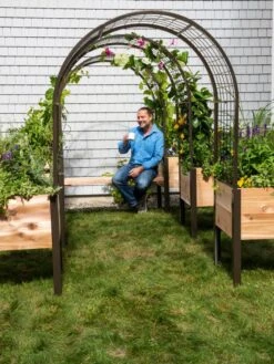 2’ X 4’ Arch Trellis For Planter Boxes -Garden Supplies Sales 8612976 0549