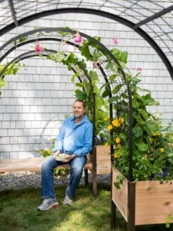 Cedar Bench Kit, Natural, 48" 9 Cedar Bench Kit, Natural, 48" -Garden Supplies Sales 8612976 0965