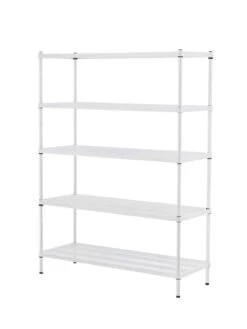 MeshWorks © 5 Tier Plant Shelving -Garden Supplies Sales 8613014 11v meshworks 5 tier plant shelf white