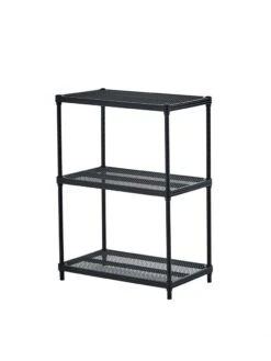 MeshWorks © 3 Tier Plant Shelving -Garden Supplies Sales 8613016 04v meshworks 3 tier plant shelf black