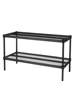 MeshWorks © Stacking Plant Shelves -Garden Supplies Sales 8613018 07v meshworks stacking plant shelves black