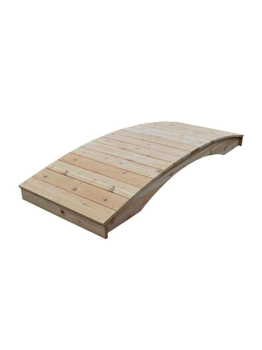 Plank Garden Bridge Unfinished 3' X 8' 3 Plank Garden Bridge Unfinished 3' X 8'