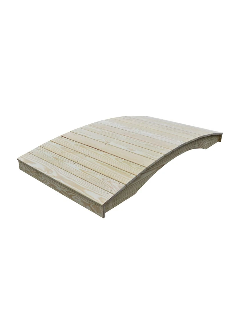 Plank Garden Bridge Unfinished 4' X 8' 3 Plank Garden Bridge Unfinished 4' X 8'