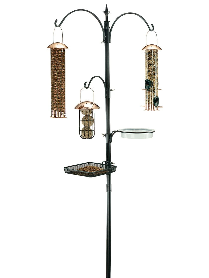 Gardman® Antique Finish Bird Feeding Station 3 Gardman® Antique Finish Bird Feeding Station