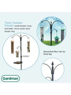 Gardman® Antique Finish Bird Feeding Station 14 Gardman® Antique Finish Bird Feeding Station -Garden Supplies Sales 8613186 05v