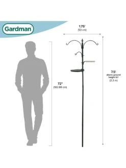 Gardman® Antique Finish Bird Feeding Station 15 Gardman® Antique Finish Bird Feeding Station -Garden Supplies Sales 8613186 07v