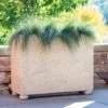 Self-Watering LavaStone® Modern Rectangle -Garden Supplies Sales 8613257 0156 self watering lavastone modern rectangle
