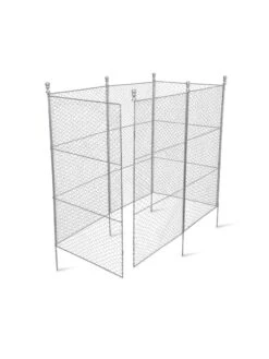 Tall Chicken Wire Critter Fence With Gate -Garden Supplies Sales 8613260 6052