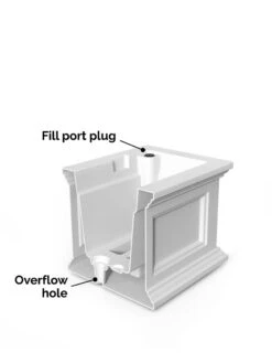 Fairfield Self-Watering Window Box, 2’ -Garden Supplies Sales 8613268 04V tif