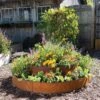 Birdies™ Corten Steel Round Raised Bed, Large, Low -Garden Supplies Sales 8613290 0099 birdies corten steel tiered round raised bed kit