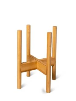 Adjustable Bamboo Plant Stand, Set Of 2 -Garden Supplies Sales 8613292 7076