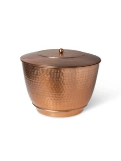 Hammered Copper Hose Pot With Lid -Garden Supplies Sales 8613311 5815