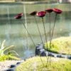 Red Poppy Sways, Set Of 5 -Garden Supplies Sales 8613343 2 red poppy sways set of 5