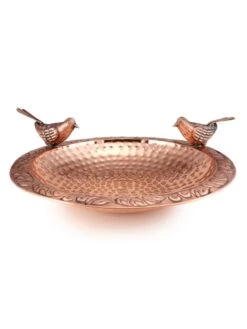 Pure Copper Bird Bath With Two Copper Birds And Multipronged Garden Pole 10 Pure Copper Bird Bath With Two Copper Birds And Multipronged Garden Pole -Garden Supplies Sales 8613378 04v