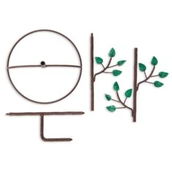 Pure Copper Bird Bath With Two Copper Birds And Tree Multipronged Garden Pole -Garden Supplies Sales 8613379 03v