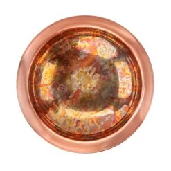 Pure Copper Bird Bath With Hand-Applied Fired Finish And Multipronged Garden Pole 8 Pure Copper Bird Bath With Hand-Applied Fired Finish And Multipronged Garden Pole -Garden Supplies Sales 8613380 02v