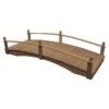 Acorn Garden Bridge Finished 3' X 10' -Garden Supplies Sales 8613401 01v acorn garden bridge finished 3 foot x 10 foot