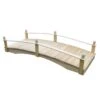 Acorn Garden Bridge Unfinished 3' X 8' -Garden Supplies Sales 8613403 02v acorn garden bridge unfinished 3 foot x 8 foot