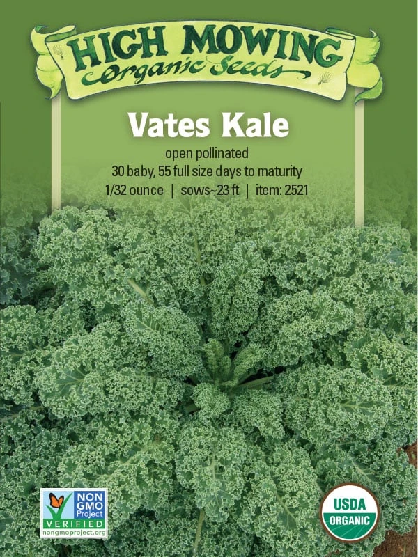 Vates Kale Organic Seeds 3 Vates Kale Organic Seeds