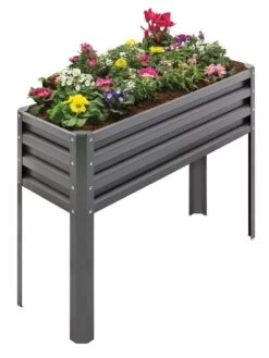Metal Double Height Raised Garden Bed 10 Metal Double Height Raised Garden Bed -Garden Supplies Sales 8613688 01V 3 4